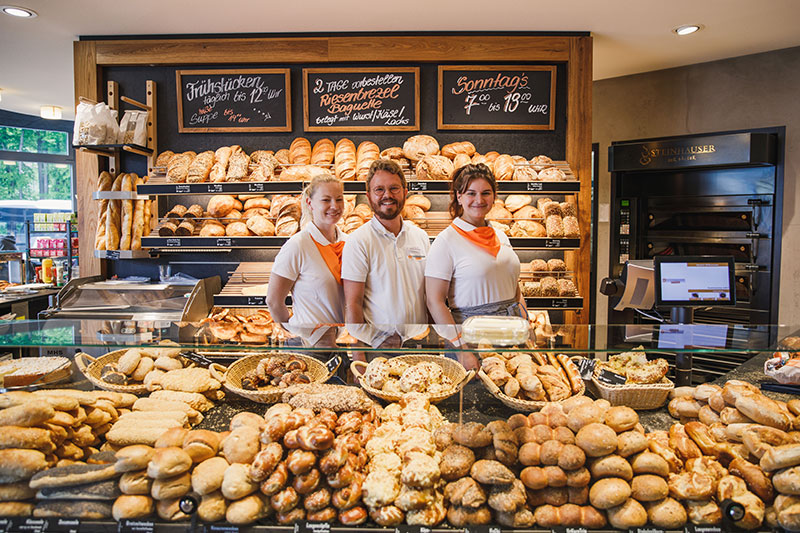 Team der Bäckerei in Isny im Allgäu