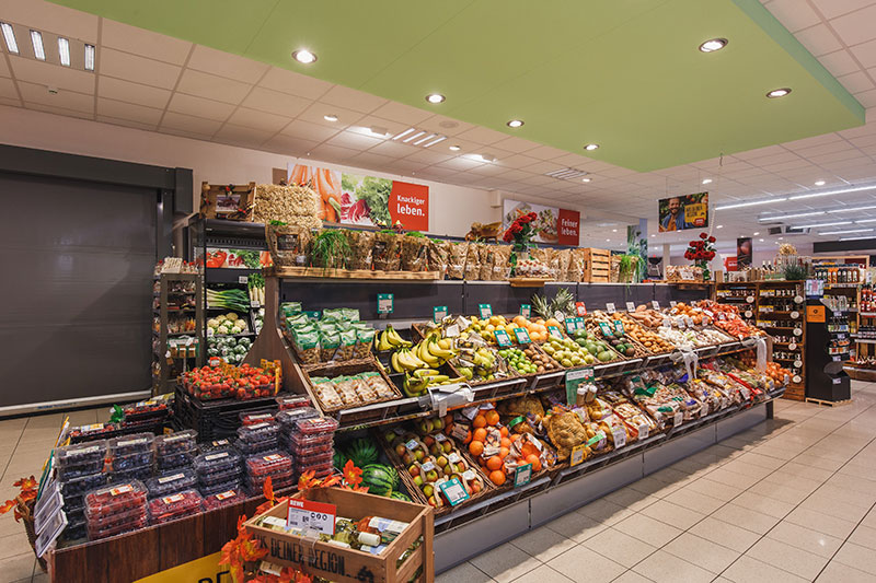 Obst und Gemüse vom Supermarkt in Insy im Allgäu